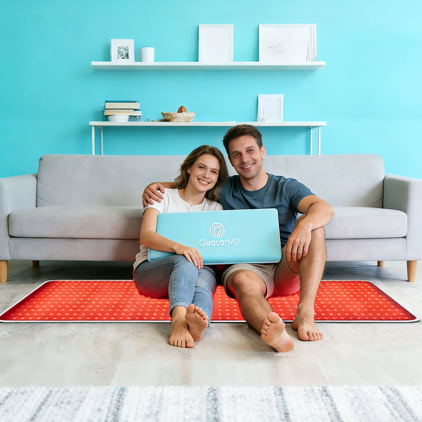 QuasarMD MintWave Full-Body Red + NIR Light Therapy Mat