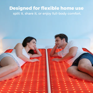 QuasarMD MintWave Full-Body Red + NIR Light Therapy Mat