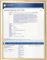 FDA clearance document screenshot